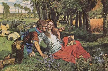William Holman Hunt The Hireling Shepherd (mk09) Germany oil painting art
